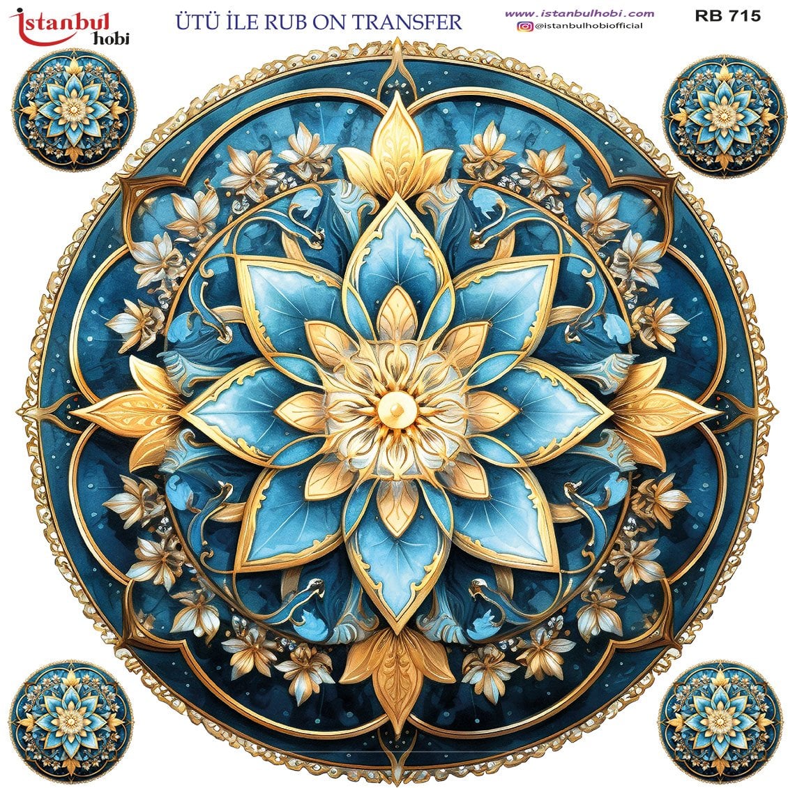 Ütü İle Rub On Transfer 30x30cm RB715