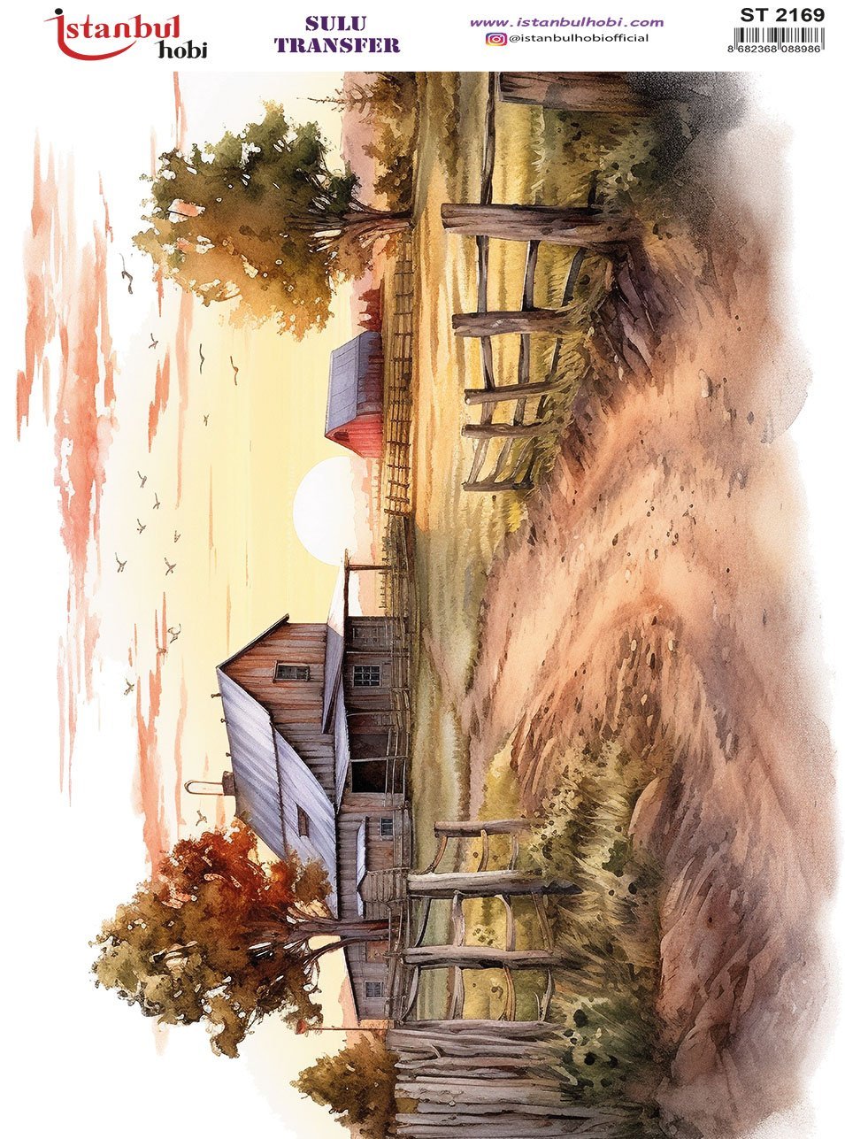 Sulu Transfer Kağıdı 25x35cm ST-2169