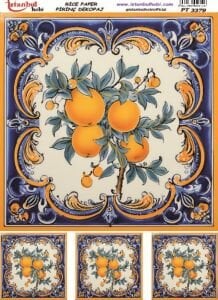 Pirinç Dekopaj Kağıdı 30x42cm PT-3379