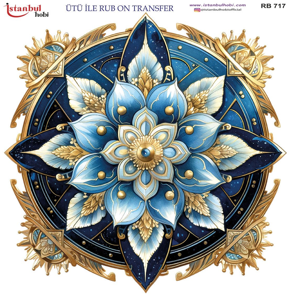 Ütü İle Rub On Transfer 30x30cm RB717