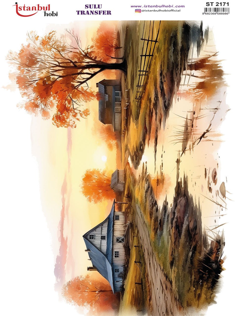 Sulu Transfer Kağıdı 25x35cm ST-2171