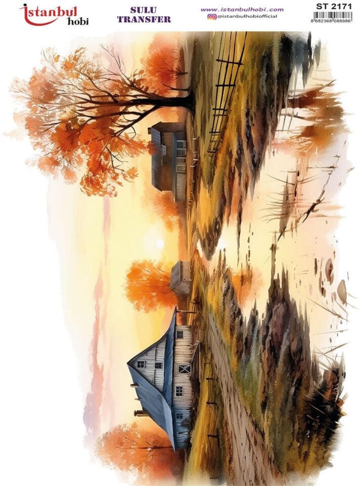 Sulu Transfer Kağıdı 25x35cm ST-2171