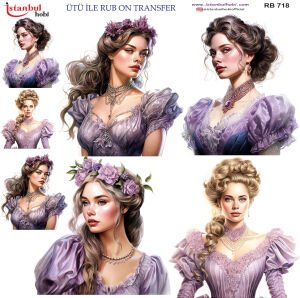 Ütü İle Rub On Transfer 30x30cm RB718