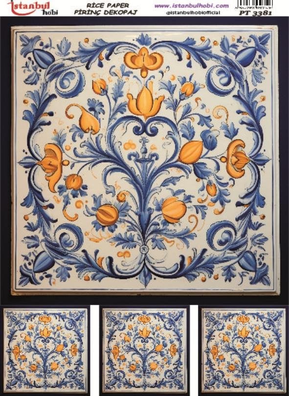 Pirinç Dekopaj Kağıdı 30x42cm PT-3381