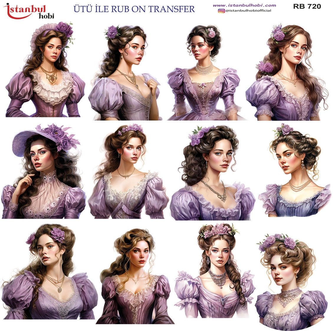 Ütü İle Rub On Transfer 30x30cm RB720