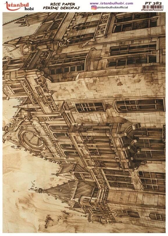Pirinç Dekopaj Kağıdı 30x42cm PT-383