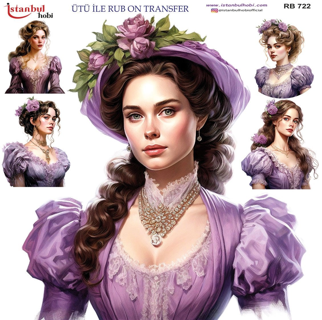 Ütü İle Rub On Transfer 30x30cm RB722