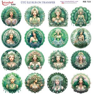 Ütü İle Rub On Transfer 30x30cm RB723