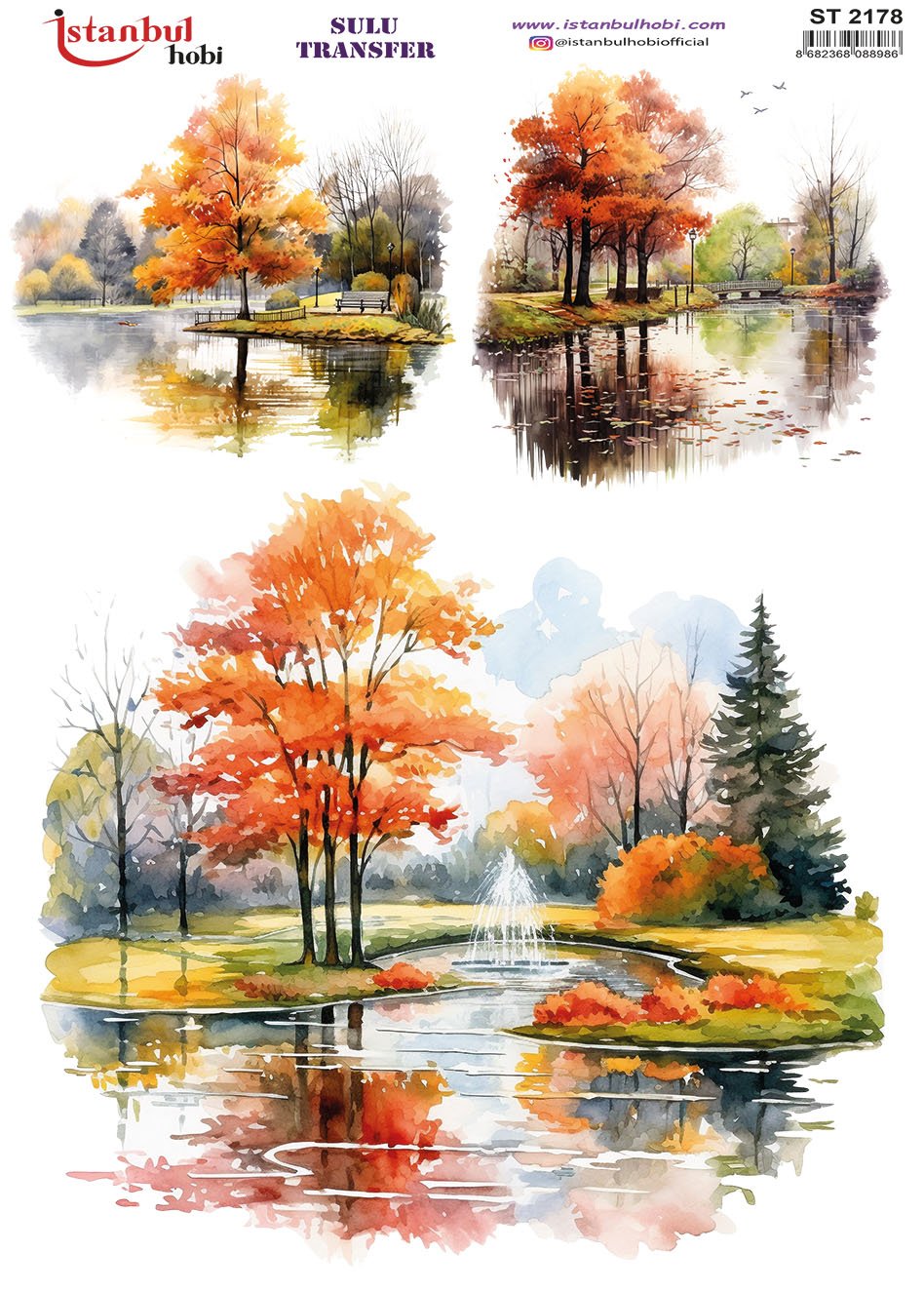 Sulu Transfer Kağıdı 25x35cm ST-2178