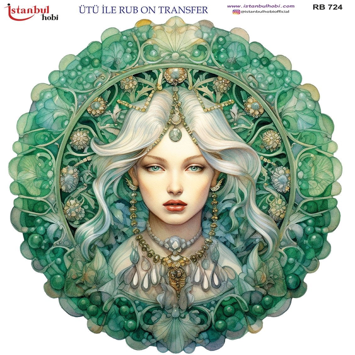 Ütü İle Rub On Transfer 30x30cm RB724