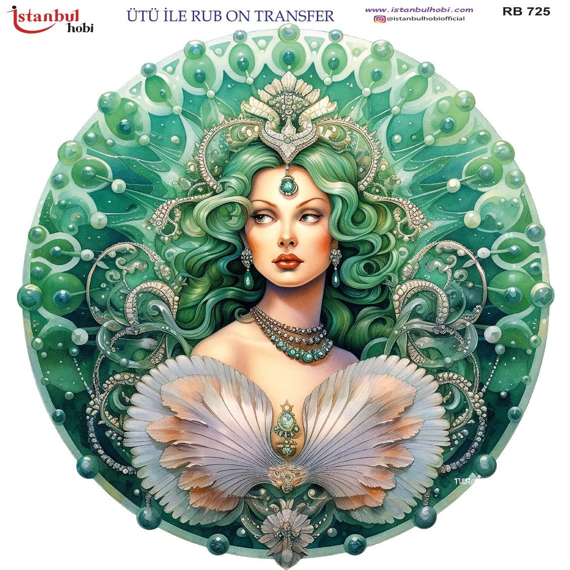 Ütü İle Rub On Transfer 30x30cm RB725