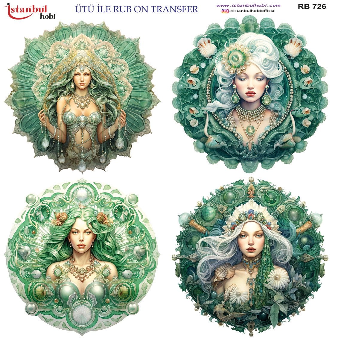 Ütü İle Rub On Transfer 30x30cm RB726