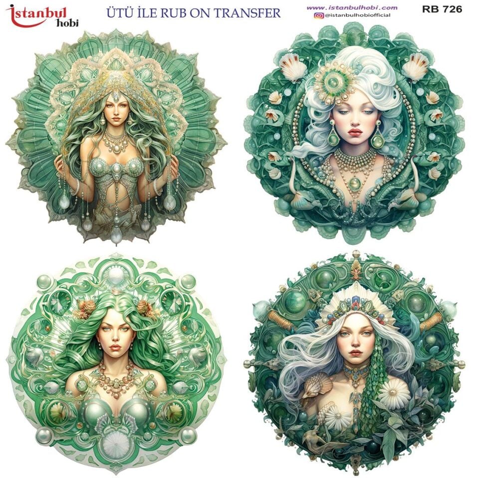 Ütü İle Rub On Transfer 30x30cm RB726