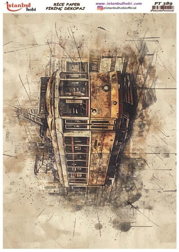 Pirinç Dekopaj Kağıdı 30x42cm PT-389