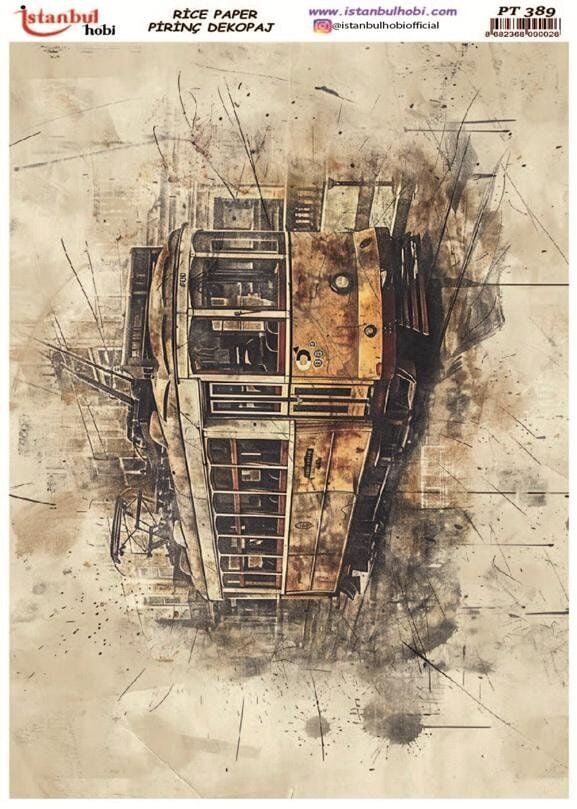 Pirinç Dekopaj Kağıdı 30x42cm PT-389