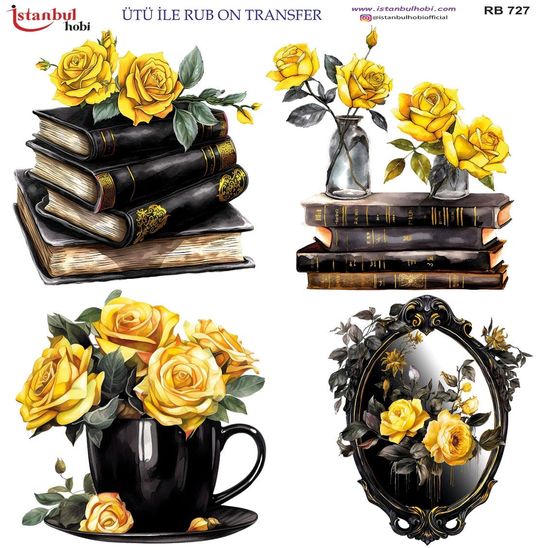 Ütü İle Rub On Transfer 30x30cm RB727