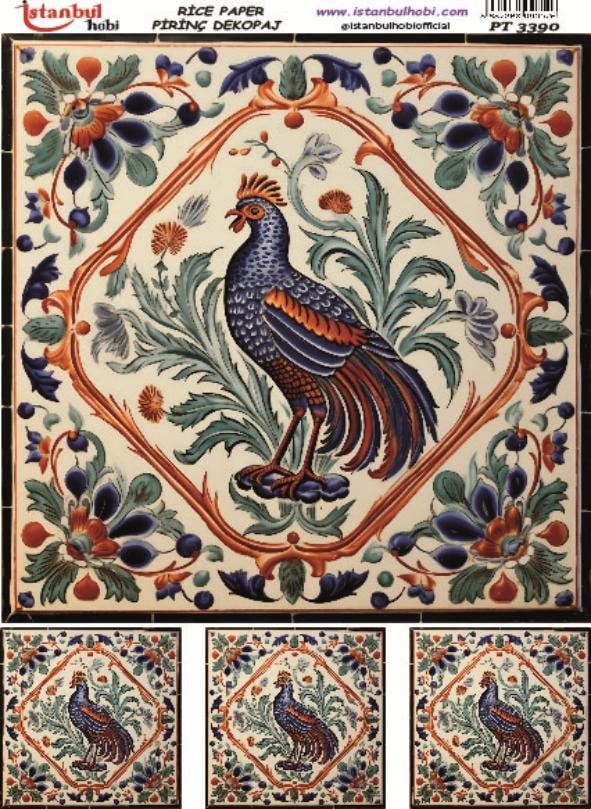 Pirinç Dekopaj Kağıdı 30x42cm PT-3390