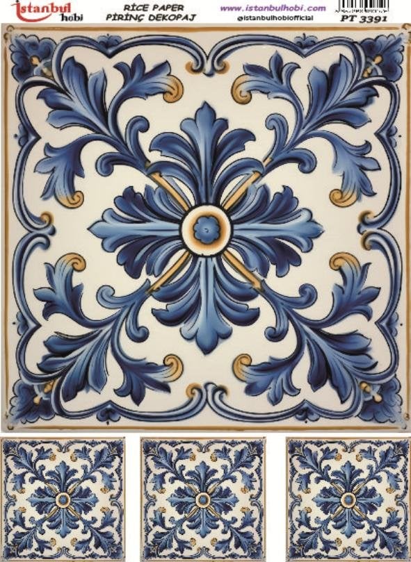Pirinç Dekopaj Kağıdı 30x42cm PT-3391