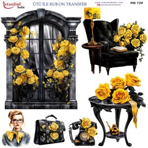 Ütü İle Rub On Transfer 30x30cm RB729