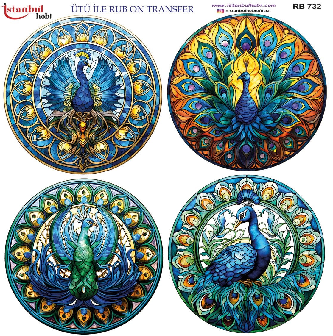 Ütü İle Rub On Transfer 30x30cm RB732