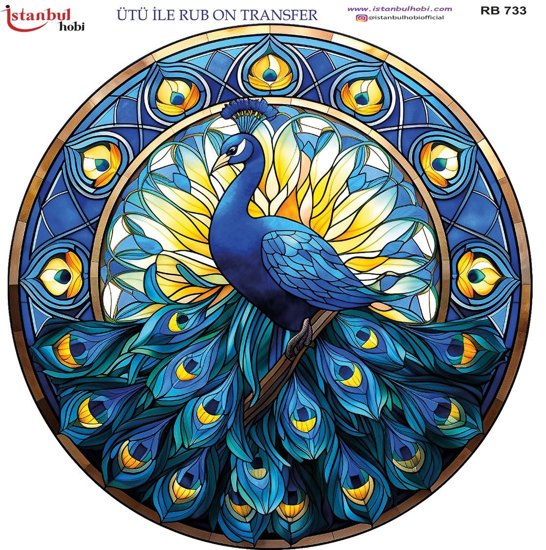 Ütü İle Rub On Transfer 30x30cm RB733