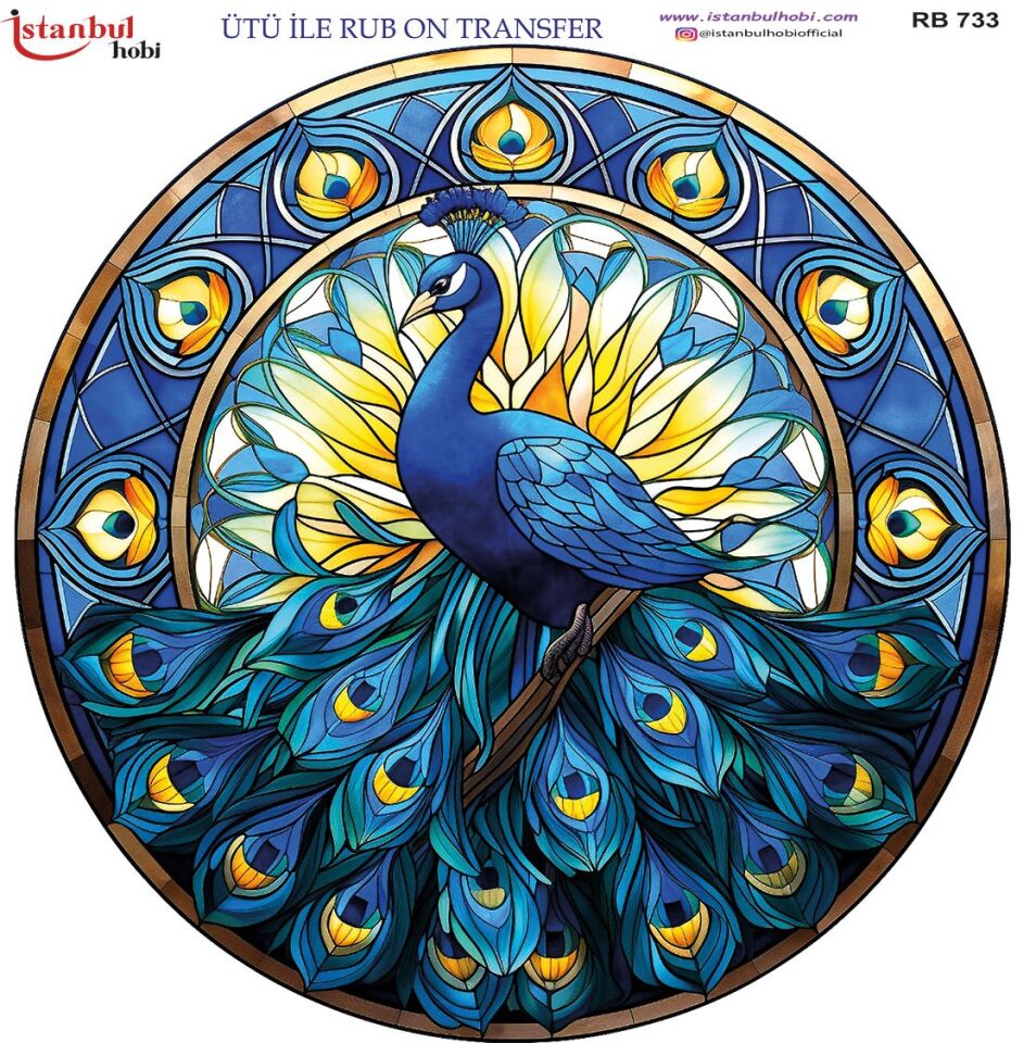 Ütü İle Rub On Transfer 30x30cm RB733