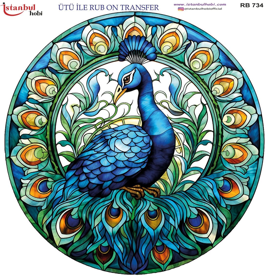 Ütü İle Rub On Transfer 30x30cm RB734