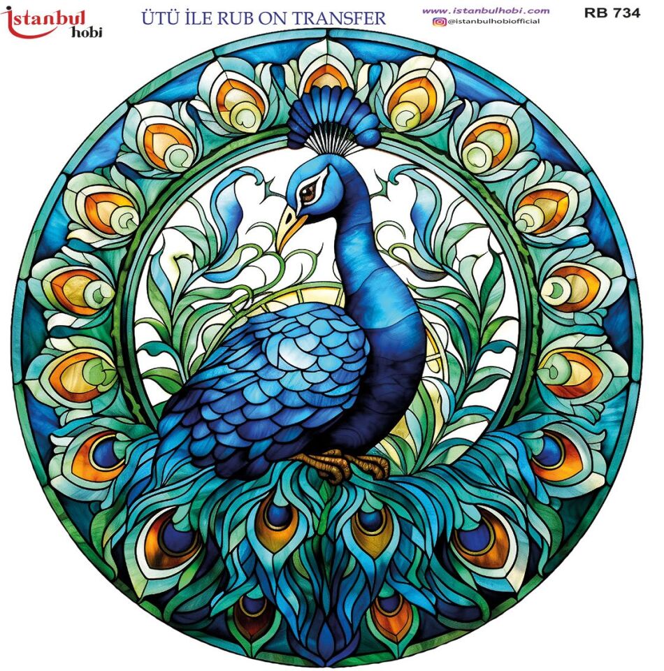 Ütü İle Rub On Transfer 30x30cm RB734