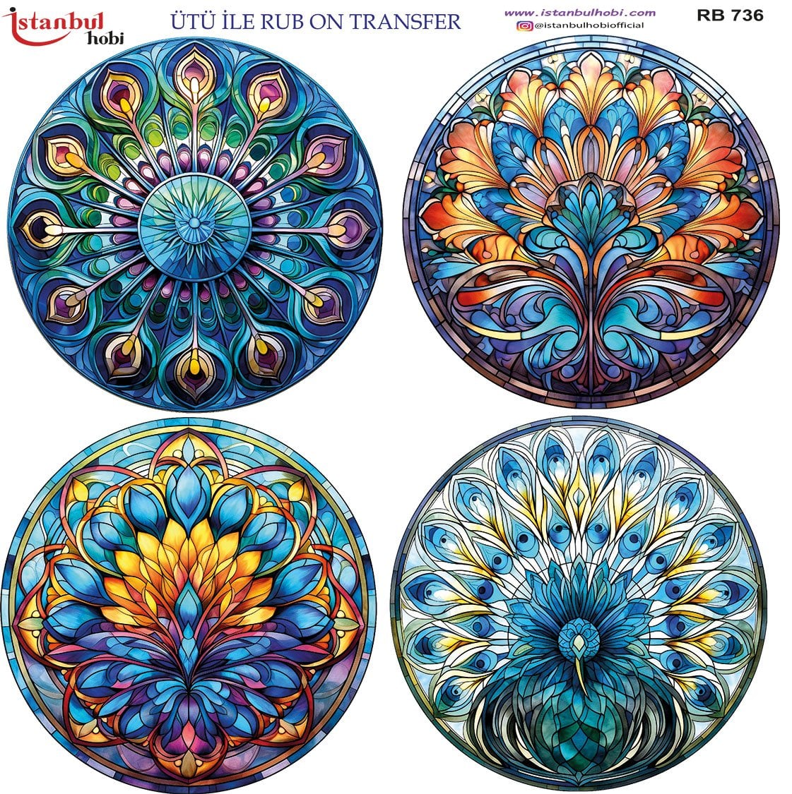 Ütü İle Rub On Transfer 30x30cm RB736