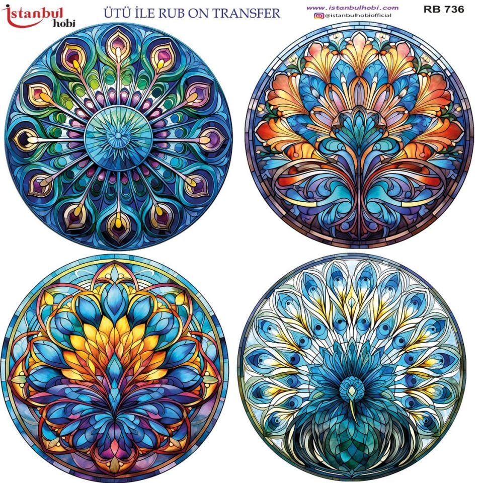 Ütü İle Rub On Transfer 30x30cm RB736