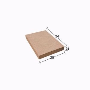 Ahşap Büyük Boy Dikdörtgen Şase Pano 34x25cm PA180