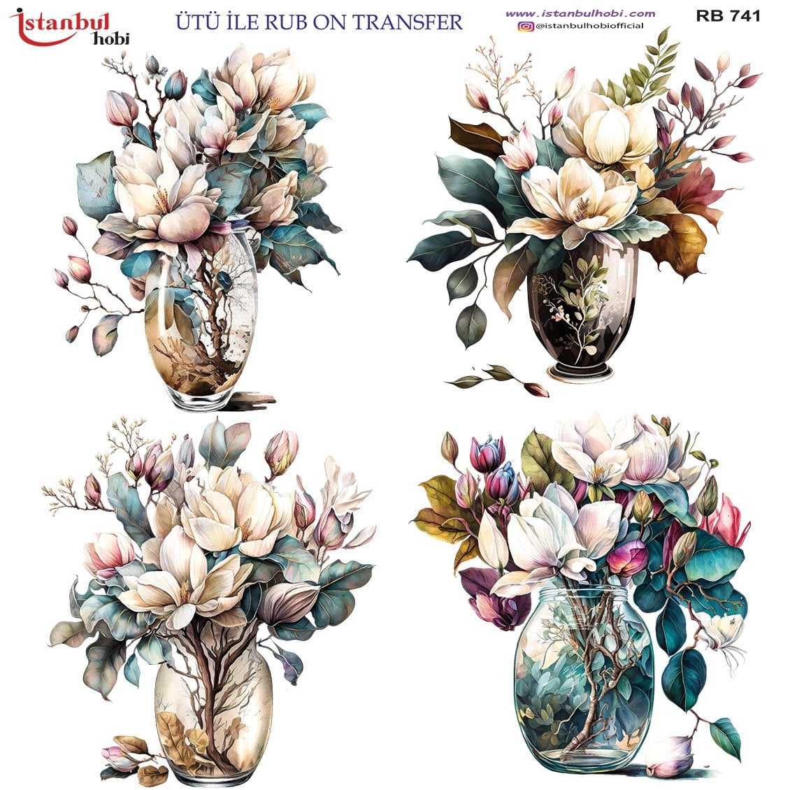 Ütü İle Rub On Transfer 30x30cm RB741