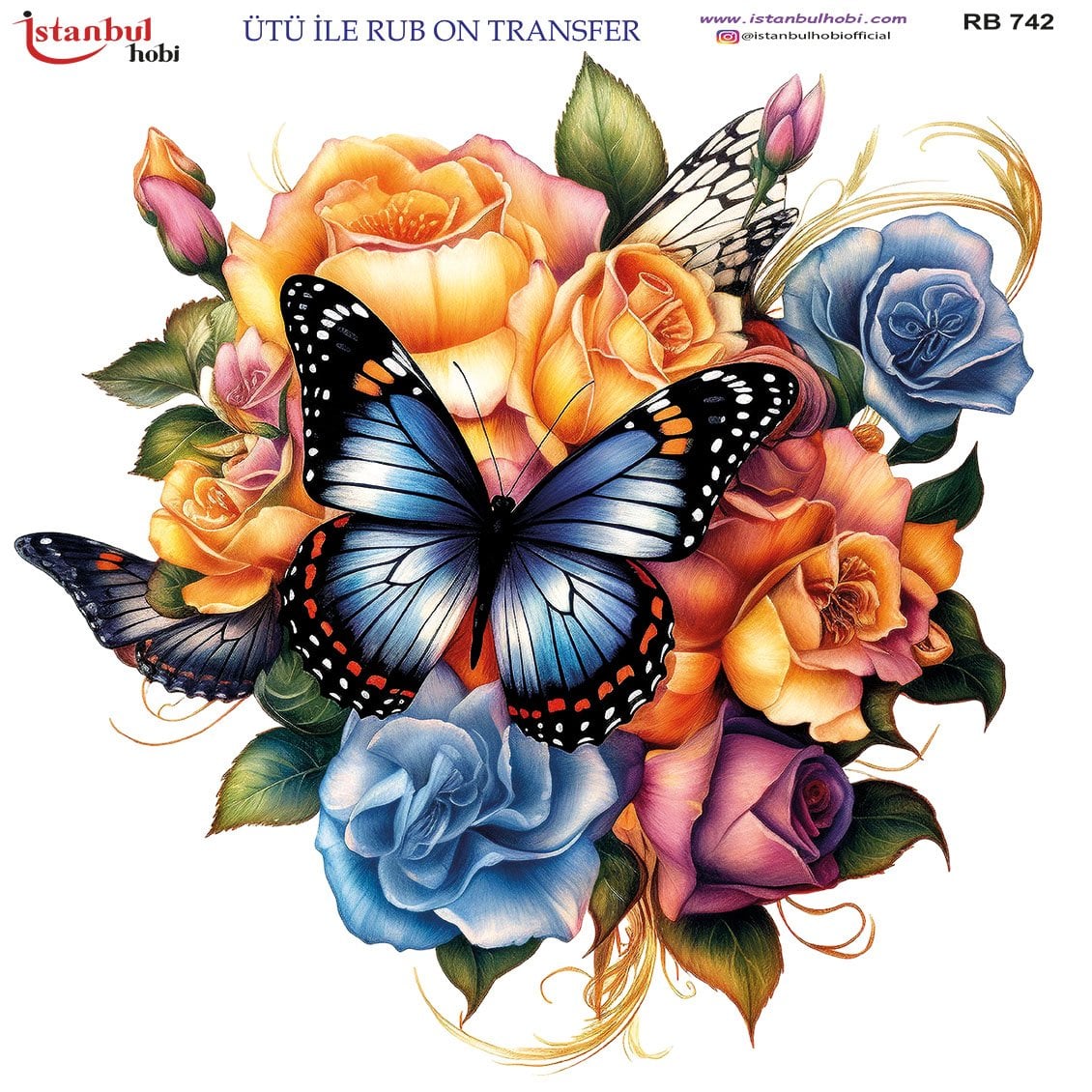 Ütü İle Rub On Transfer 30x30cm RB742