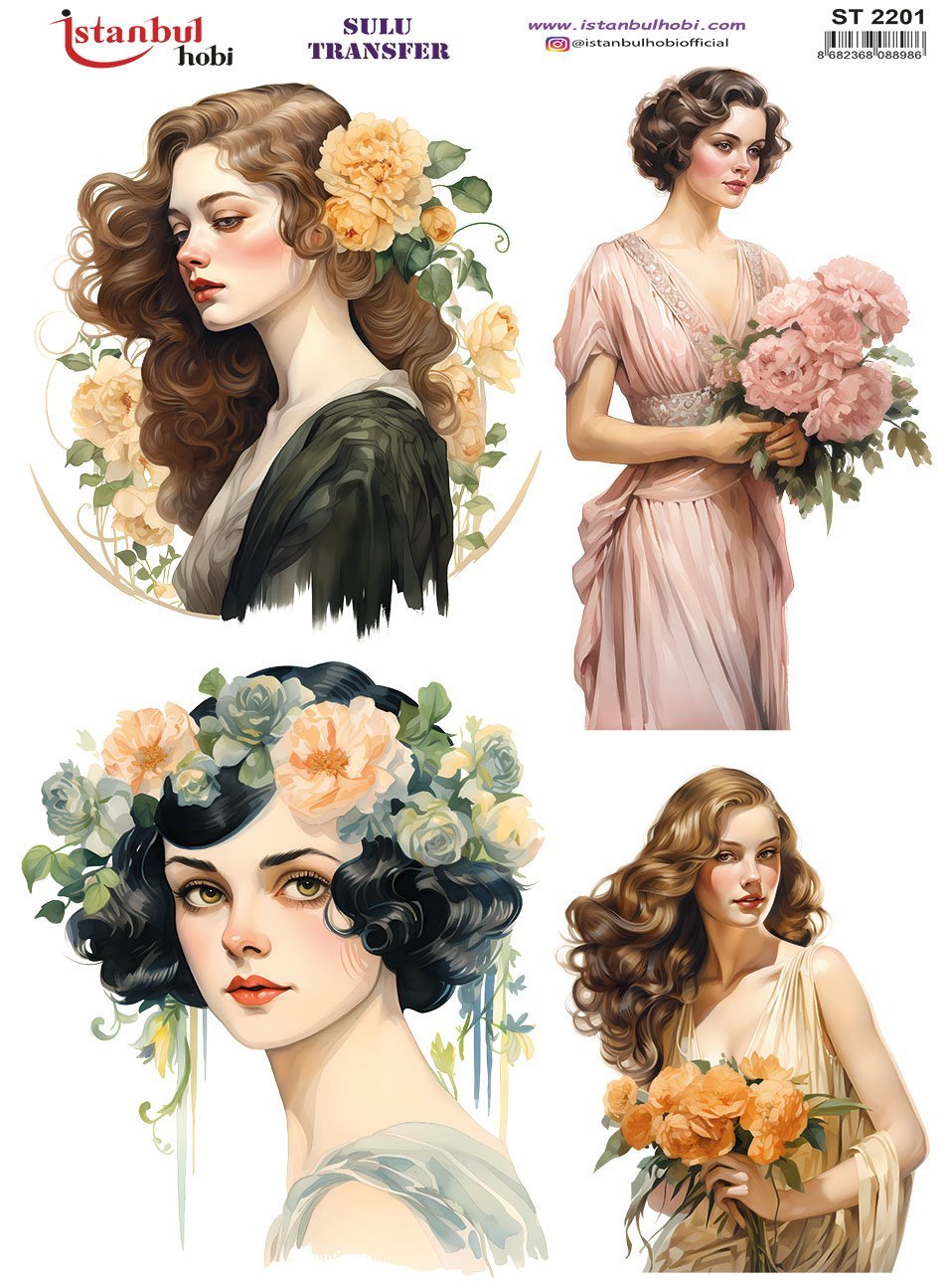 Sulu Transfer Kağıdı 25x35cm ST-2201