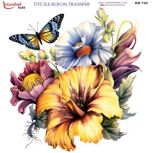 Ütü İle Rub On Transfer 30x30cm RB743