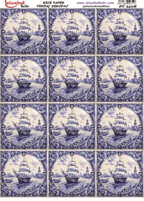 Pirinç Dekopaj Kağıdı 30x42cm PT-3408