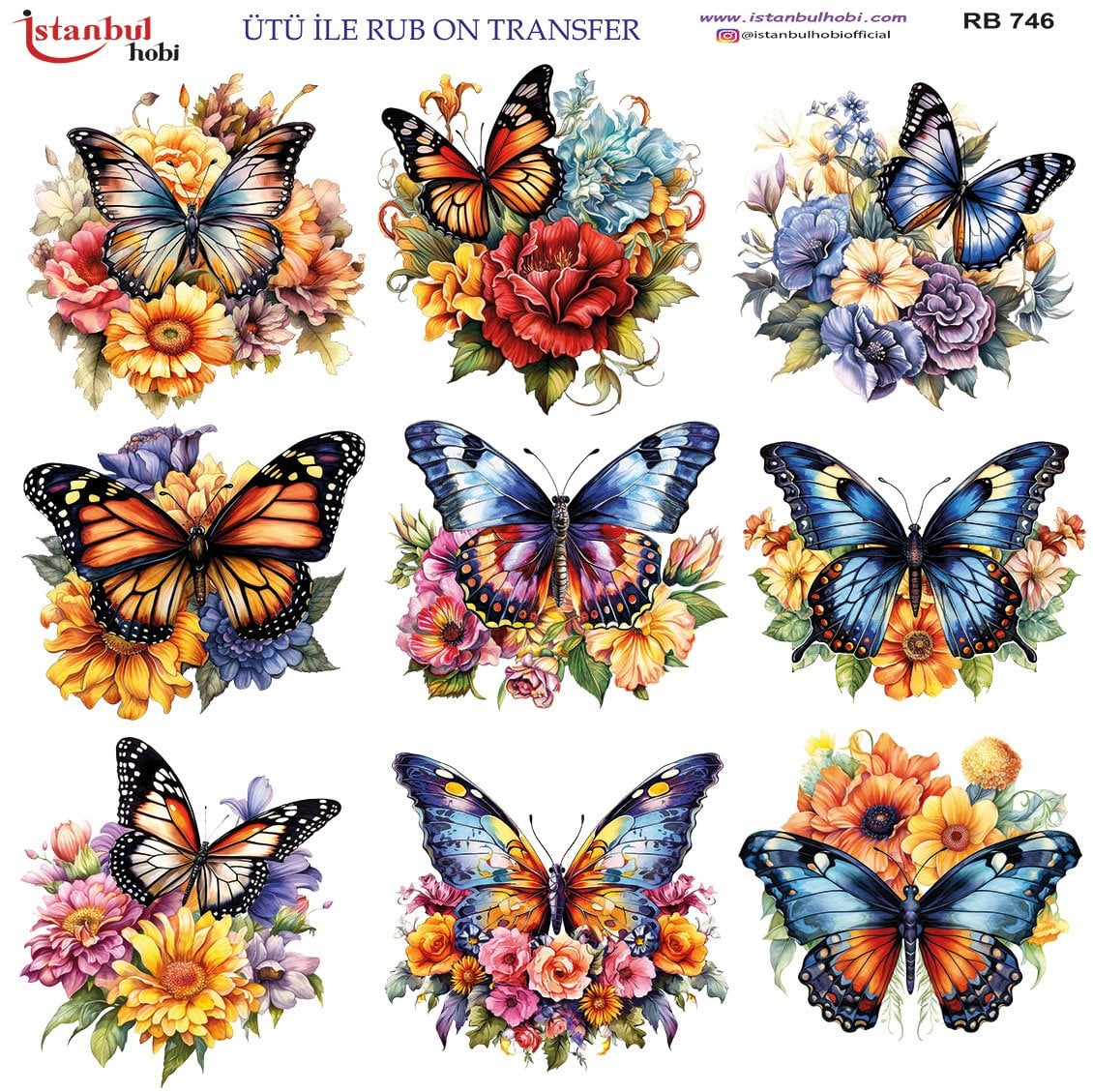 Ütü İle Rub On Transfer 30x30cm RB746