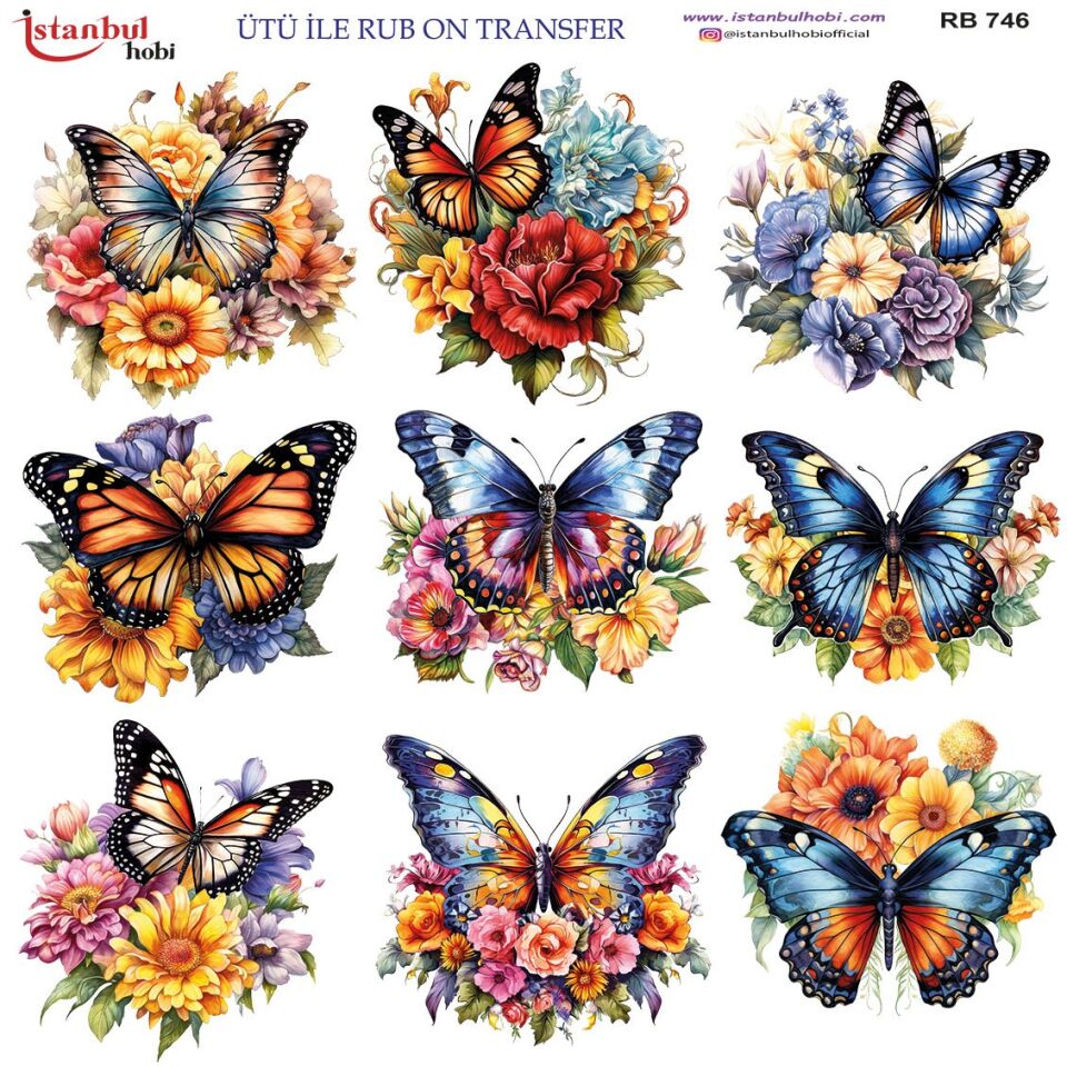 Ütü İle Rub On Transfer 30x30cm RB746