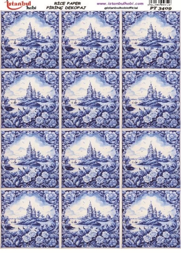 Pirinç Dekopaj Kağıdı 30x42cm PT-3409