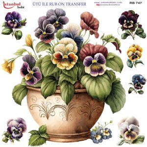 Ütü İle Rub On Transfer 30x30cm RB747