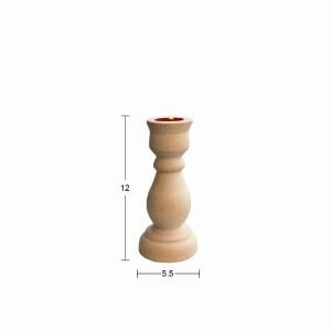 Ahşap Şamdan 12x5,5cm ŞA51