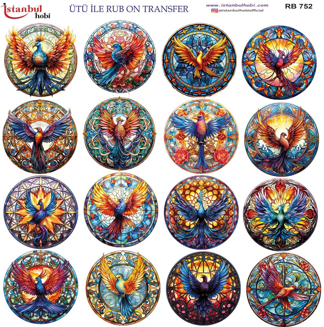 Ütü İle Rub On Transfer 30x30cm RB752