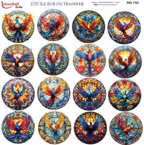 Ütü İle Rub On Transfer 30x30cm RB752