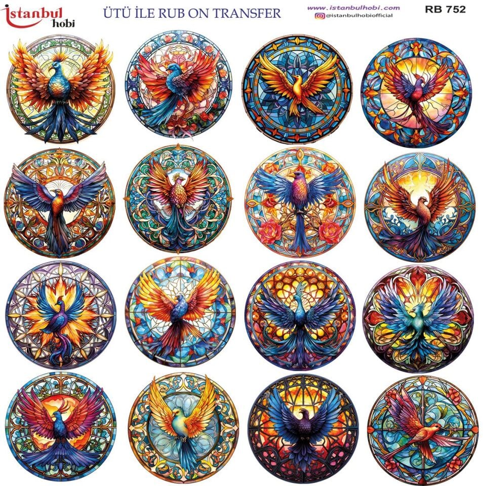 Ütü İle Rub On Transfer 30x30cm RB752