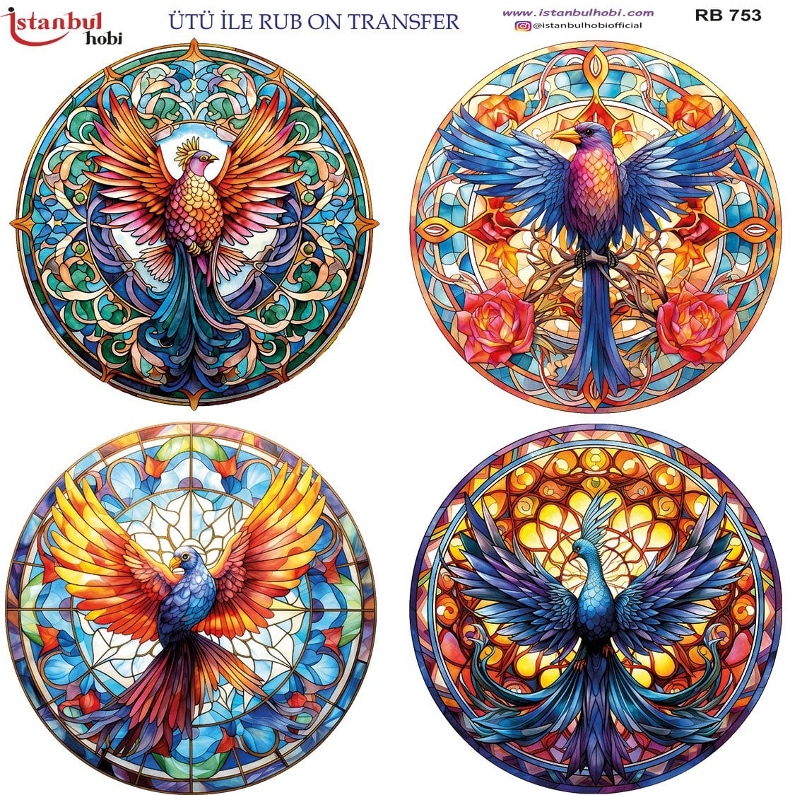 Ütü İle Rub On Transfer 30x30cm RB753