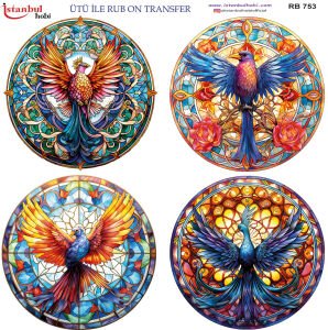 Ütü İle Rub On Transfer 30x30cm RB753