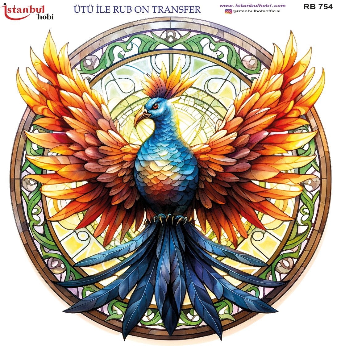 Ütü İle Rub On Transfer 30x30cm RB754