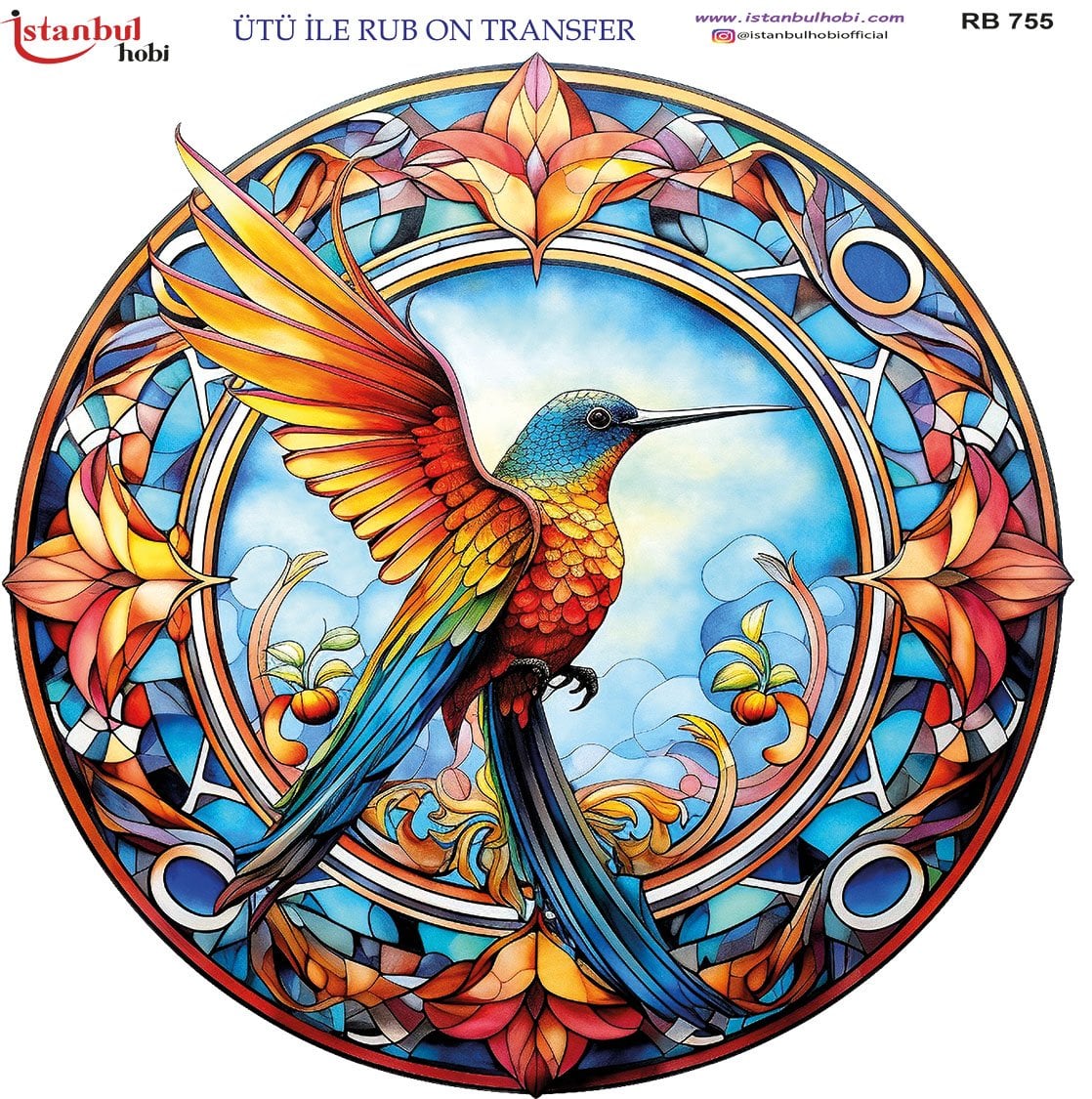 Ütü İle Rub On Transfer 30x30cm RB755