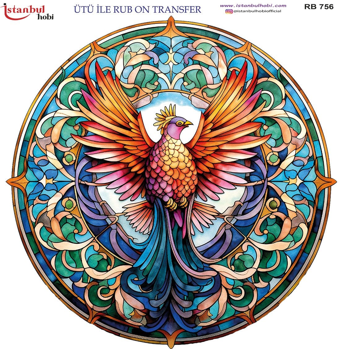 Ütü İle Rub On Transfer 30x30cm RB756