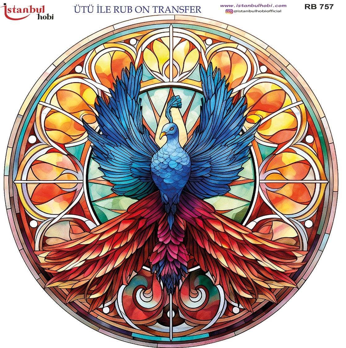 Ütü İle Rub On Transfer 30x30cm RB757